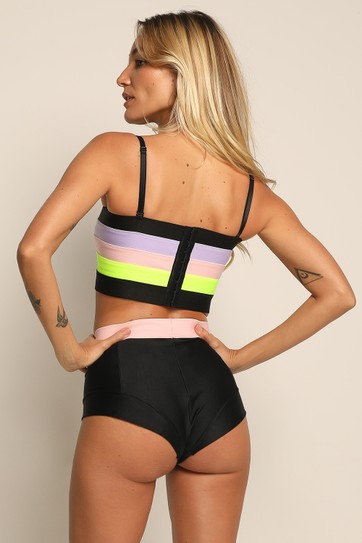 HOT PANTS DETALHE RISING COLOURS MARIA